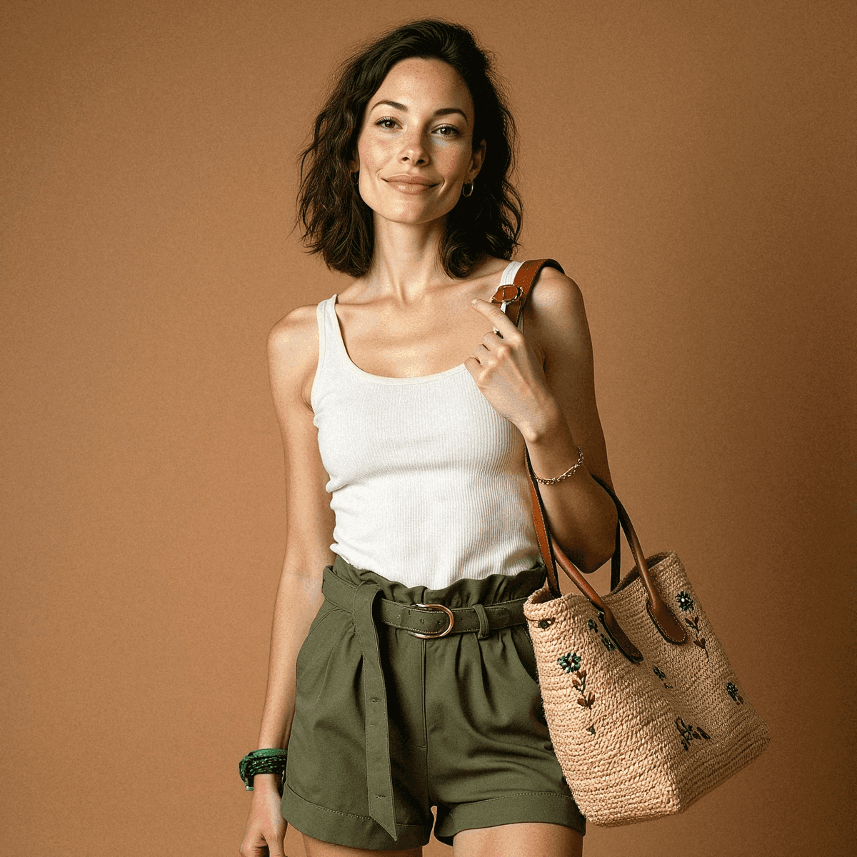 Effortless Summer Elegance in Studio Light